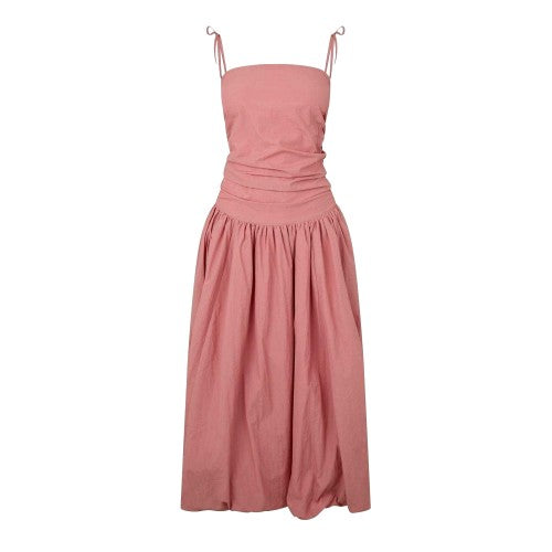 Front - AmyLynn Womens/Ladies Peplum Midi Dress