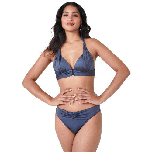 Front - Biba Womens/Ladies Ven Ruched Front Bikini Bottoms