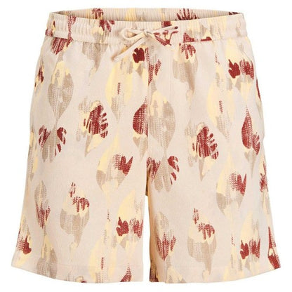 Front - Jack And Jones Mens Abstract Relaxed Fit Chino Shorts