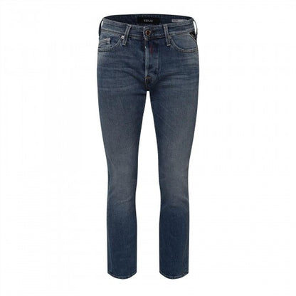 Front - Replay Mens Regular Jeans