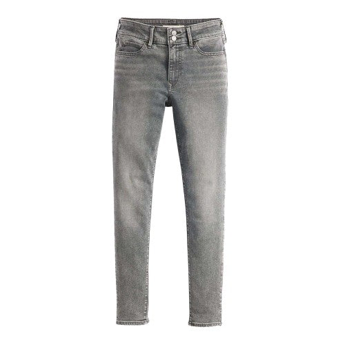Front - Levis Womens/Ladies 711 Double Button Skinny Jeans