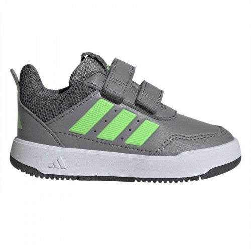 Front - Adidas Baby Boys Tensaur Stripe Detail Trainers