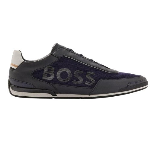 Front - Boss Mens Saturn Slip-on Trainers