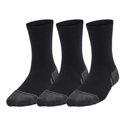 Front - Under Armour Unisex Adult Logo Crew Socks (Pack of 3)