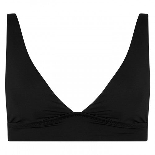 Front - Ralph Lauren Womens/Ladies Sol V Neck Bikini Top