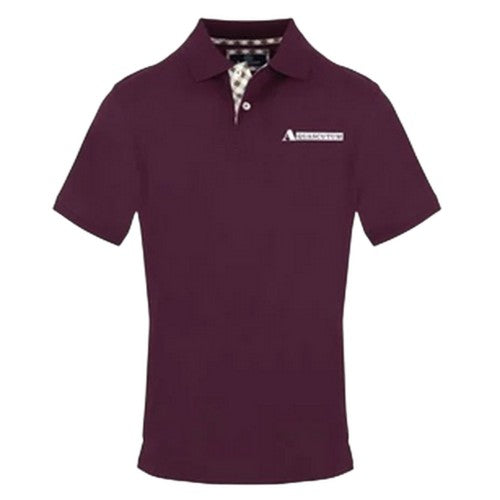 Front - Aquascutum Mens Collared Short-Sleeved Polo Shirt