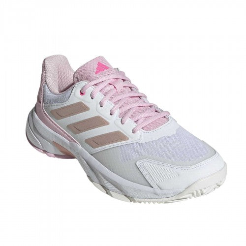 Front - Adidas Womens/Ladies Courtjam Control 3 Tennis Shoes