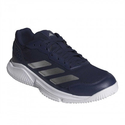 Front - Adidas Mens Courtquick Logo Padel Shoes