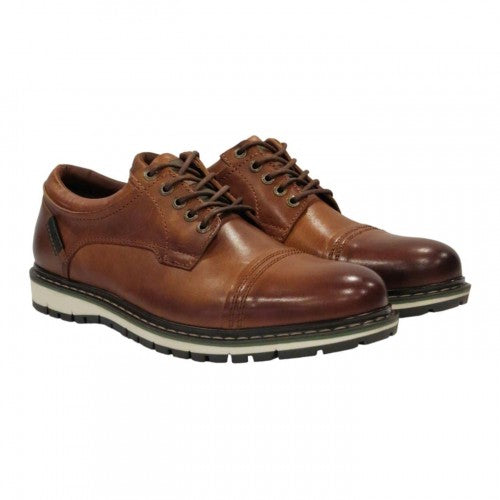 Front - Firetrap Mens Aubin Leather Shoes