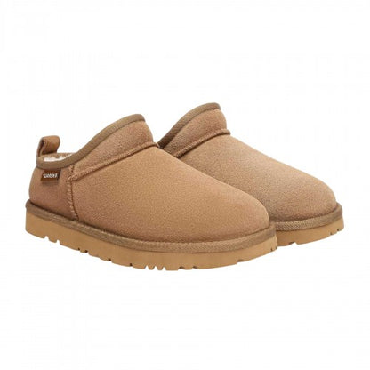 Front - EverAu Womens/Ladies Suede Flat Slipper Boots
