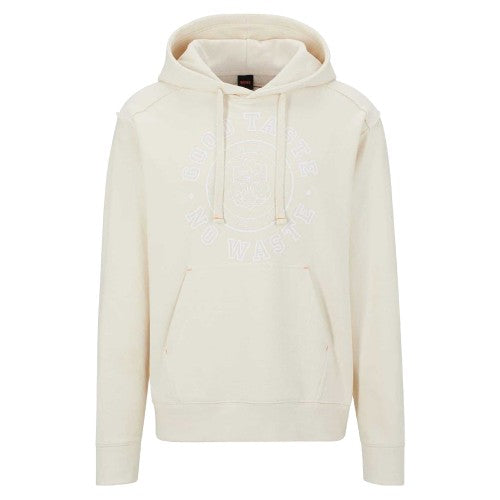Front - Boss Mens Graphic Raglan Athletic Hoodie