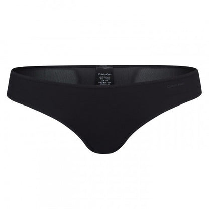 Front - Calvin Klein Womens/Ladies Sheer Bikini Bottoms