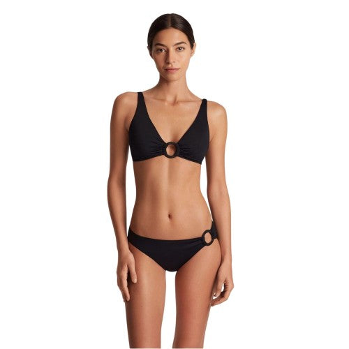 Front - Ralph Lauren Womens/Ladies O Ring Bikini Bottoms