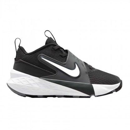 Front - Nike Childrens/Kids Team Hustle D Basketball Trainers