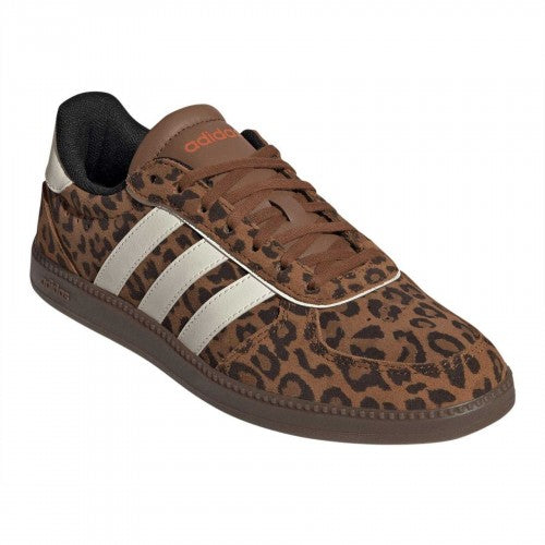 Front - Adidas Womens/Ladies Leopard Print Leather Shoes