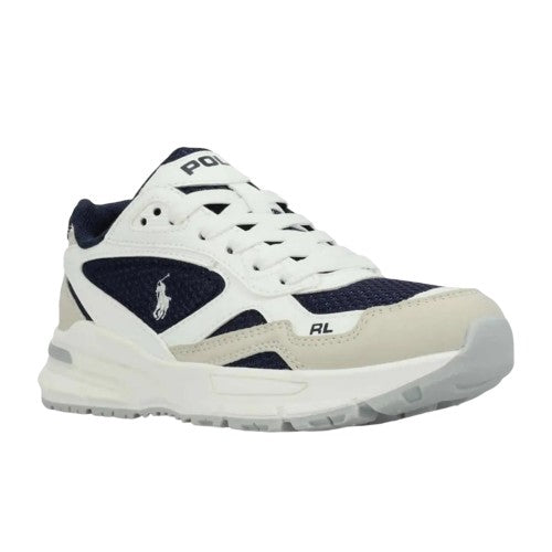 Front - Ralph Lauren Childrens/Kids Trackster 275 Lace Up Trainers