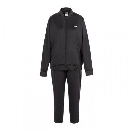 Front - Slazenger Womens/Ladies Embroidered Logo Athletic Tracksuit Set