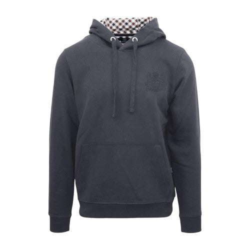 Front - Aquascutum Mens Logo Hoodie