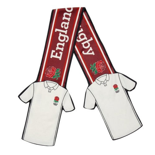 Front - England Rugby Lettering Logo Scarf