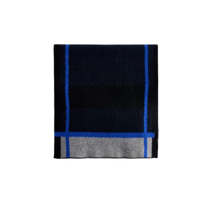 Front - Ted Baker Kierans Stripe Detail Winter Scarf