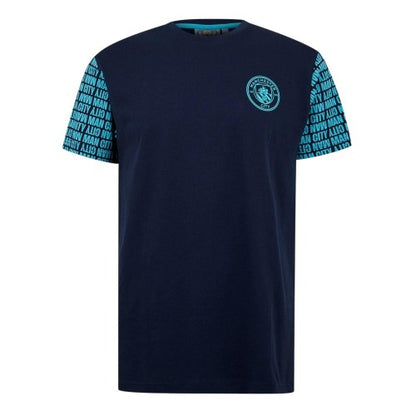 Front - Source Lab Mens Manchester City FC T-Shirt