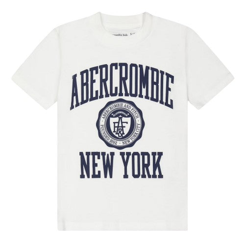 Front - Abercrombie & Fitch Childrens/Kids Lettering T-Shirt