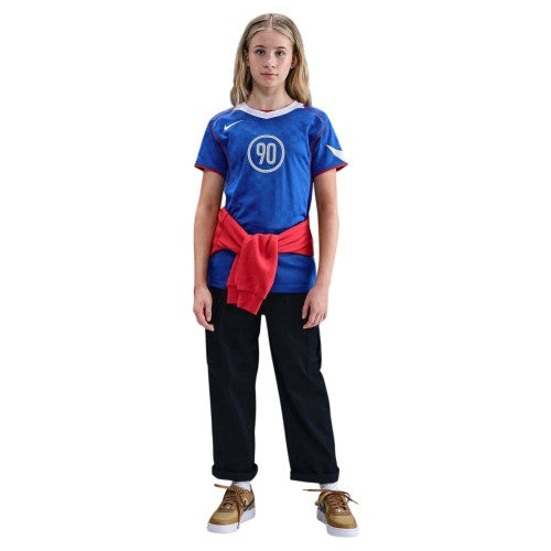 Front - Nike Childrens/Kids Total 90 Energy Checkered T-Shirt