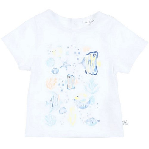 Front - Carrement Beau Childrens/Kids Fish T-Shirt
