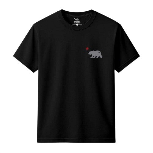 Front - Republic of California Mens Cali Crew Neck T-Shirt
