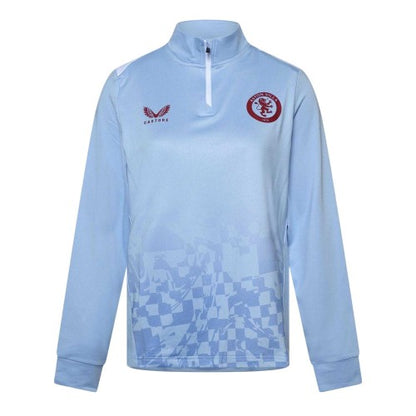 Front - Castore Womens/Ladies Aston Martin  Long-Sleeved Drill Top