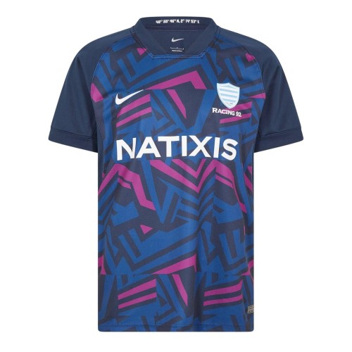 Front - Nike Mens Stadium Racing 92 Rugby Away Jersey
