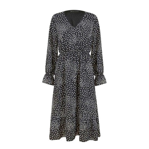 Front - Mela London Womens/Ladies Butterfly V Neck Midi Dress