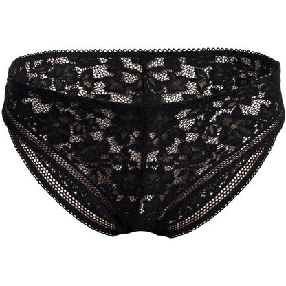 Front - Wolford Womens/Ladies Lace Mid Rise Bikini Bottoms