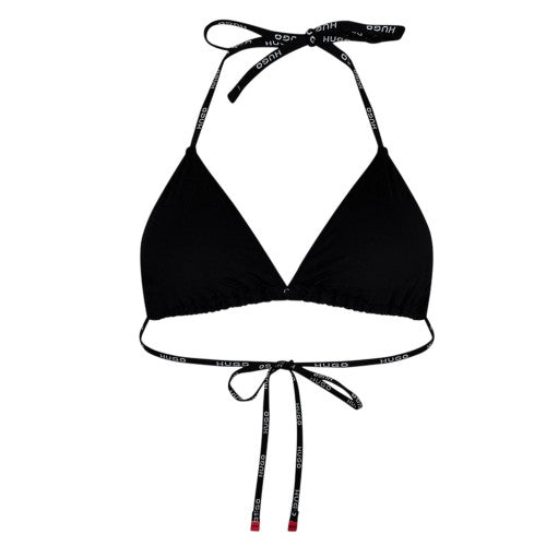 Front - Hugo Boss Womens/Ladies Pure Triangle Bikini Top