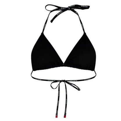 Front - Hugo Boss Womens/Ladies Pure Triangle Bikini Top