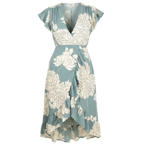 Front - AX Paris Womens/Ladies Floral Polyester Midi Dress