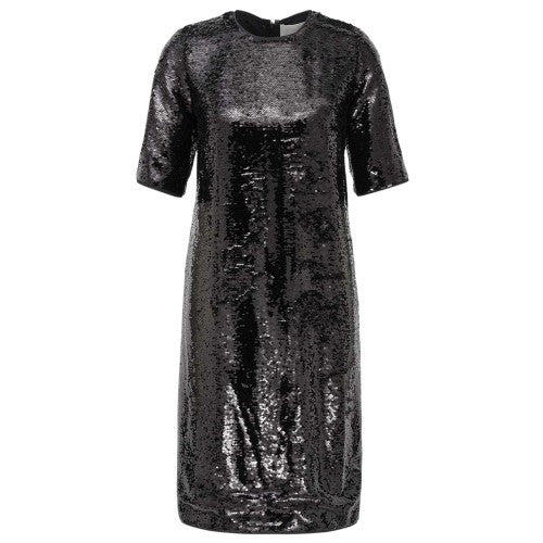 Front - Boss Womens/Ladies Sequin Polyester Shift Dress