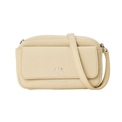 Front - Armani Exchange Pebble Messenger Bag