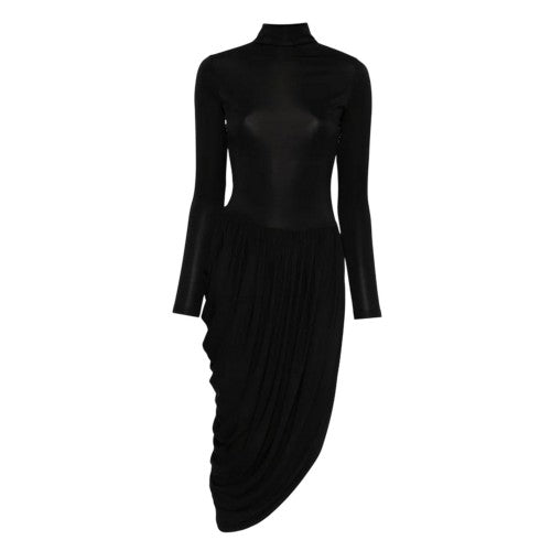 Front - I Saw It First Womens/Ladies Stretch Front Tie Midi Dress