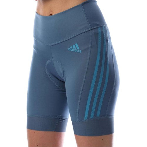Front - Adidas Womens/Ladies Side Stripe Cycling Shorts