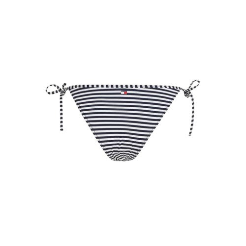 Front - Tommy Jeans Womens/Ladies Scheeky Striped Side Tie Bikini Bottoms