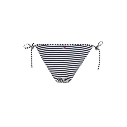 Front - Tommy Jeans Womens/Ladies Scheeky Striped Side Tie Bikini Bottoms