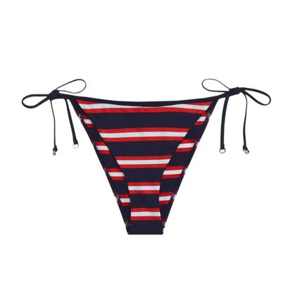 Front - Tommy Hilfiger Womens/Ladies Striped Side Tie Bikini Bottoms