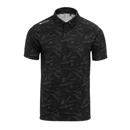 Front - Slazenger Mens All-Over Print Lightweight Polo Shirt