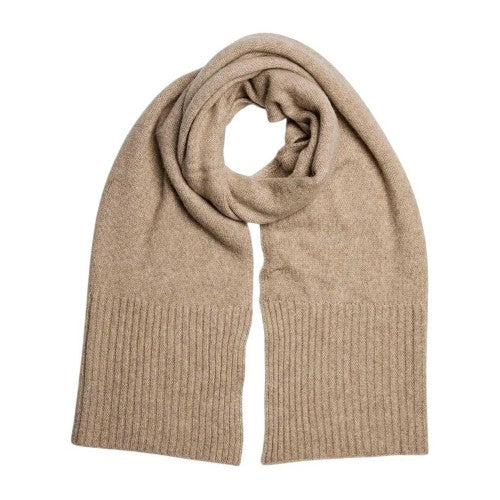Front - Pieces Rib Knit Midweight Scarf