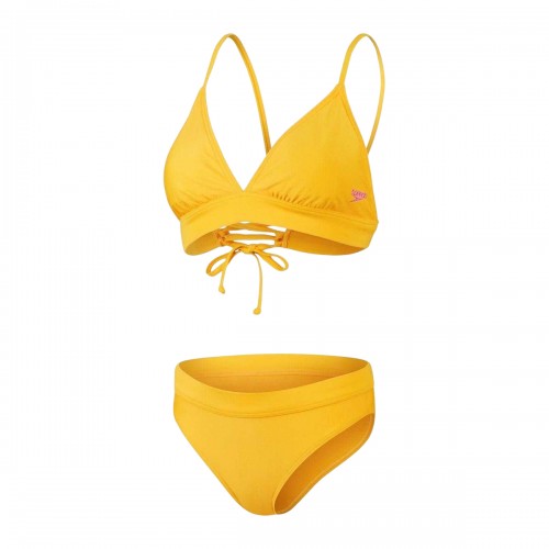 Front - Speedo Womens/Ladies Triangle Two-Piece Swimsuit