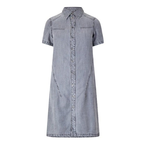 Front - Diesel Womens/Ladies Aito Denim Midi Shirt Dress