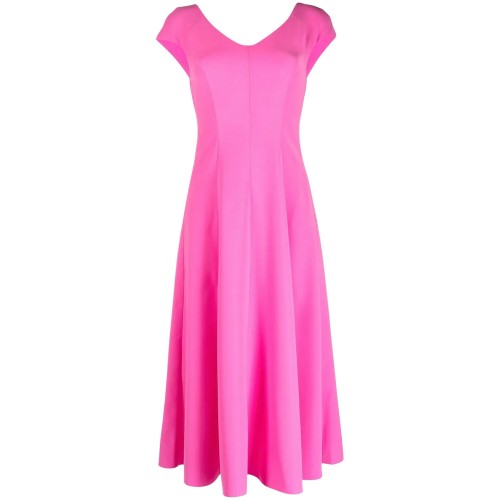 Front - Emporio Armani EA7 Womens/Ladies Cut-Out Back Midi Dress