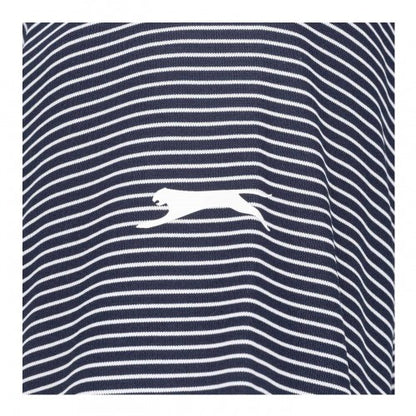 Navy - Lifestyle - Slazenger Mens Micro-Stripe Golf Polo Shirt