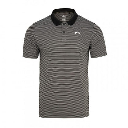 Front - Slazenger Mens Micro-Stripe Golf Polo Shirt